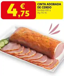 Alcampo Cinta adobada de cerdo oferta