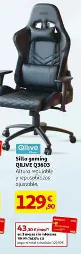 Alcampo QILIVE Silla gaming Q3603 oferta