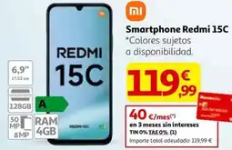 Alcampo XIAOMI Smartphone Redmi 15C oferta