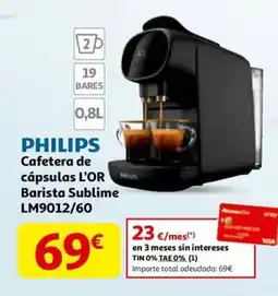 Alcampo PHILIPS Cafetera de cápsulas L'OR Barista Sublime oferta