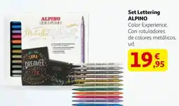 Alcampo ALPINO Set Lettering oferta