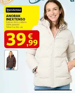 Alcampo INEXTENSO Anorak oferta