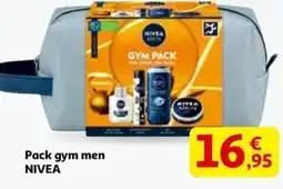 Alcampo NIVEA Pack gym men oferta