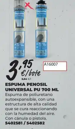 BigMat Espuma penosil universal pu oferta