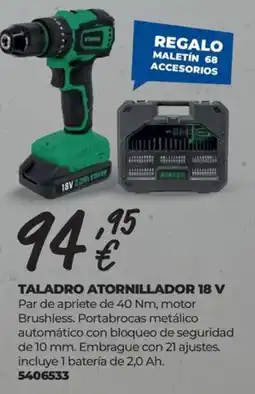 BigMat Taladro atornillador 18 v oferta