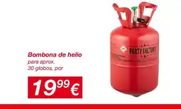 KIK Bombona de helio oferta