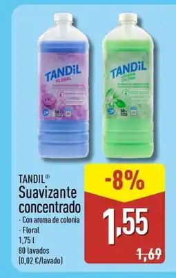 ALDI TANDIL Suavizante concentrado oferta