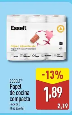 ALDI ESSELT Papel de cocina compacto oferta