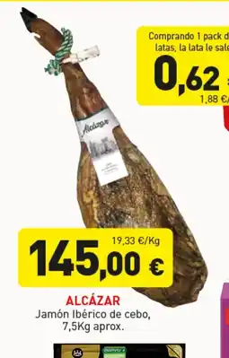 Hiperber ALCÁZAR Jamón Ibérico de cebo oferta