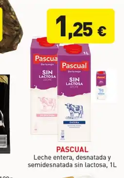 Hiperber PASCUAL Leche entera, desnatada y semidesnatada sin lactosa oferta