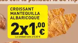 Hiperber Croissant mantequilla albaricoque oferta