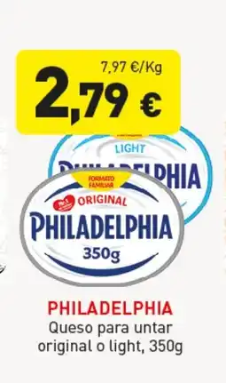Hiperber PHILADELPHIA Queso para untar original o light oferta