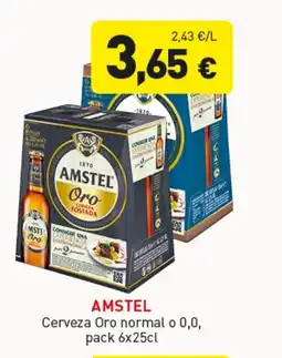 Hiperber AMSTEL Cerveza Oro normal o 0,0 oferta