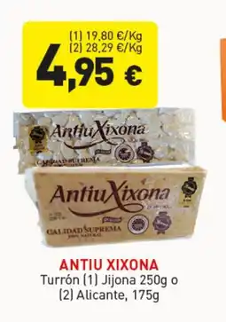 Hiperber ANTIU XIXONA Turrón Jijona o Alicante oferta