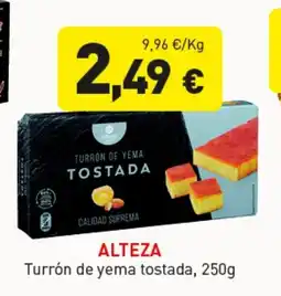 Hiperber ALTEZA Turrón de yema tostada oferta