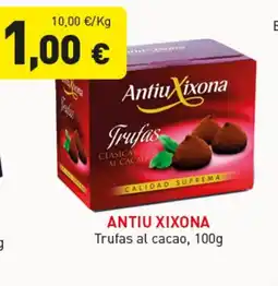 Hiperber ANTIU XIXONA Trufas al cacao oferta