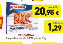 Hiperber PESCANOVA Langostino cocido, 30/40 piezas oferta