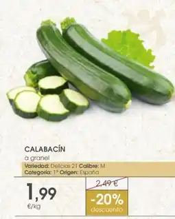 Supermercados Plaza Calabacín oferta