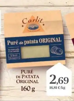 Supermercados Plaza Puré de patata original oferta