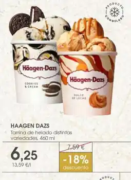 Supermercados Plaza HAAGEN DAZS Tarrina de helado distintas oferta