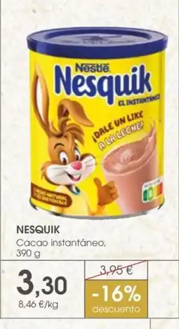 Supermercados Plaza NESQUIK Cacao instantáneo oferta