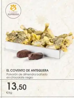 Supermercados Plaza EL COVENTO DE ANTEQUERA Polvorón de almendra bañado en chocolate negro oferta