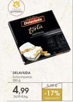 Supermercados Plaza DELAVIUDA Torta imperial oferta
