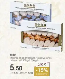 Supermercados Plaza 1880 Mantecados artesanos o polvorones artesanos oferta