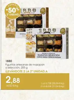 Supermercados Plaza 1880 Figuritas artesanas de mazapan o selección oferta