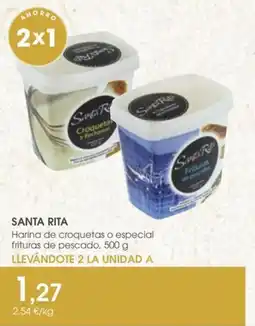 Supermercados Plaza SANTA RITA Harina de croquetas o especial frituras de pescado oferta