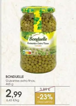 Supermercados Plaza BONDUELLE Guisantes extra finos oferta