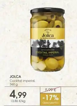 Supermercados Plaza JOLCA Cocktail imperial oferta