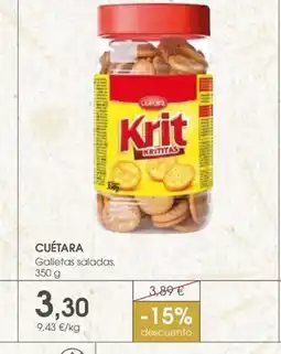 Supermercados Plaza CUÉTARA Galletas saladas oferta