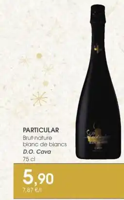 Supermercados Plaza PARTICULAR Brut nature D.O. Cava oferta