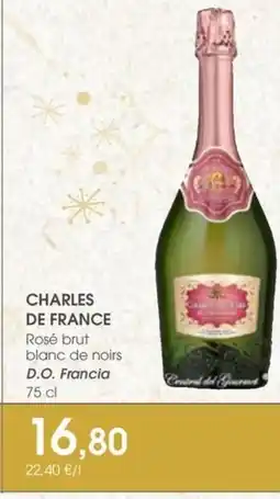 Supermercados Plaza CHARLES DE FRANCE Rosé brut blanc de noirs D.O. Francia oferta