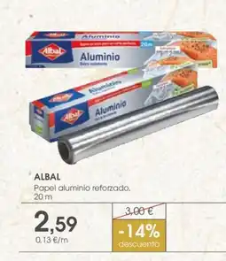 Supermercados Plaza ALBAL Papel aluminio reforzado oferta