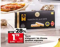Dia DIA DULCE NOEL Torró d'Alacant / de Xixona qualitat suprema oferta