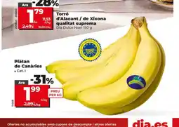 Dia Plátan de Canàries oferta