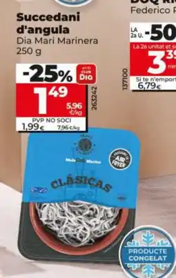 Dia DIA MARI MARINERA Succedani d'angula oferta