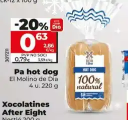 Dia EL MOLINO DE DIA Pa hot dog oferta