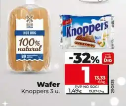 Dia KNOPPERS Wafer oferta