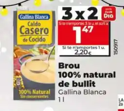 Dia GALLINA BLANCA Brou 100% natural de bullit oferta