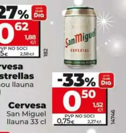 Dia SAN MIGUEL Cervesa oferta