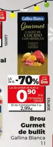 Dia GALLINA BLANCA Brou Gurmet 1 Lde bullit oferta