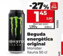 Dia MONSTER Beguda energètica original oferta