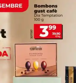 Dia DIA TEMPTATION Bombons gust cafè oferta
