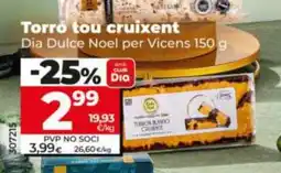 Dia DIA DULCE NOEL PER VICENS Torró tou cruixent oferta