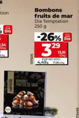 Dia DIA TEMPTATION Bombons fruits de mar oferta