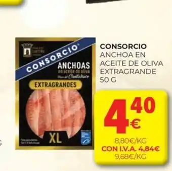 CONSORCIO Anchoas aceite de oliva extragrande