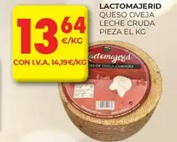 CashDiplo LACTOMAJERID Queso oveja leche cruda pieza oferta